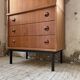 Modernist teak secretary desk, 1950s