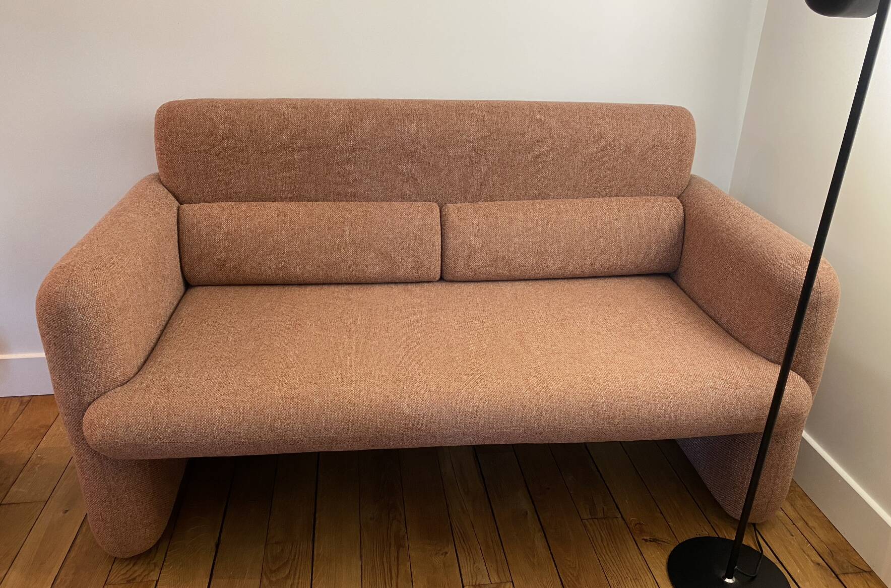 Canapé L 140 cm rouge corail, HK Living