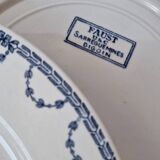 Set of 7 Faust plates - U&C Sarreguemines (flat and hollow)