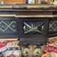 Middle table, to write in blackened and gilded wood, Napoleon III period