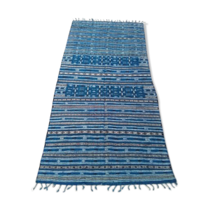 kilim bleu fait main