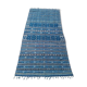 Hand-made blue kilim in pure wool - 215x125cm