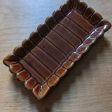 Vide poche en céramique marron
