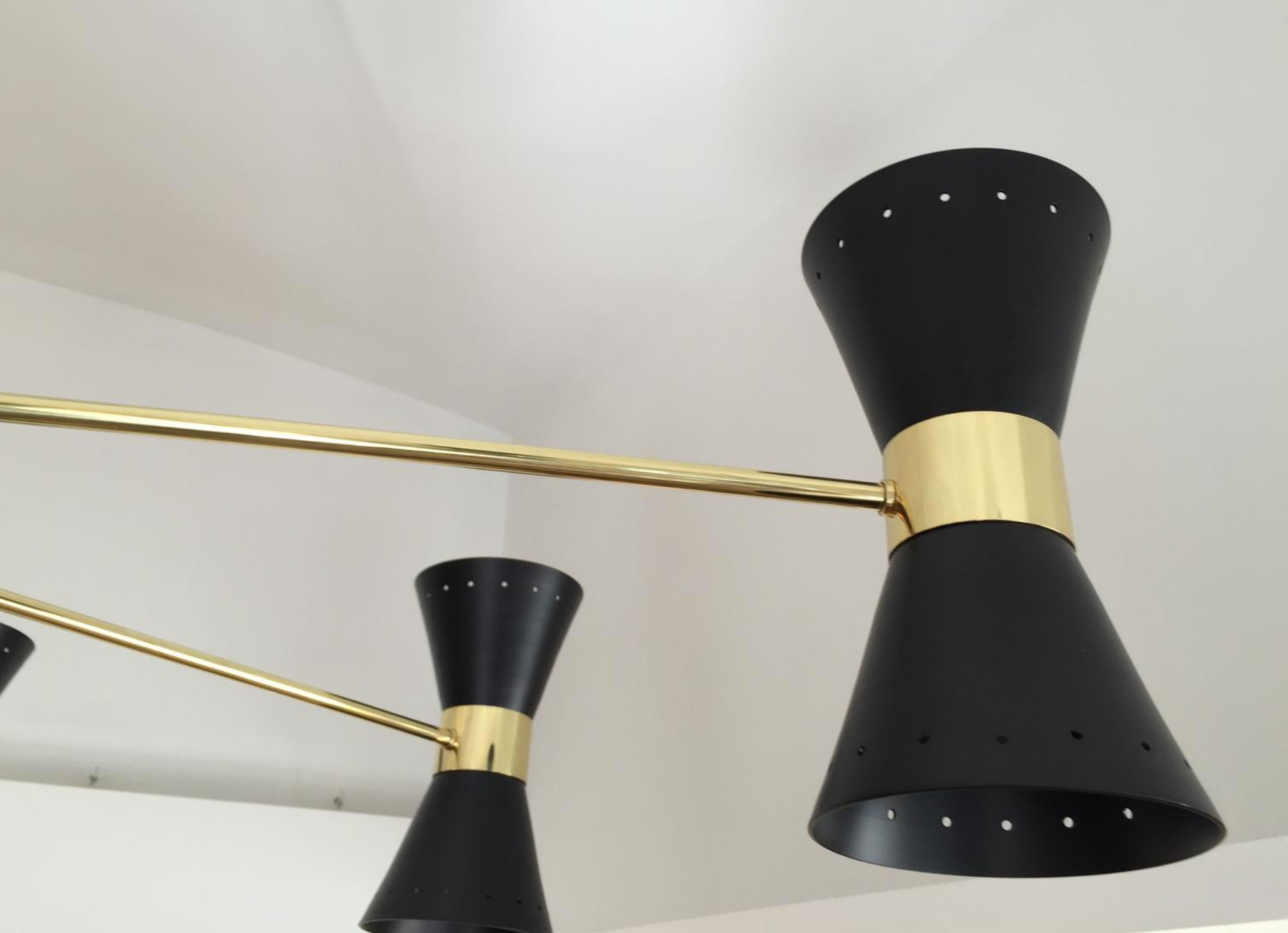 Chandelier in the style of the Italian creations of the 50s