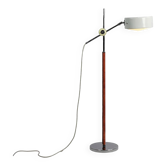 Floor lamp model 591G 2S/J “Simris/Olympia” by Anders Pehrson for Ateljé Lyktan, Sweden, 1960s