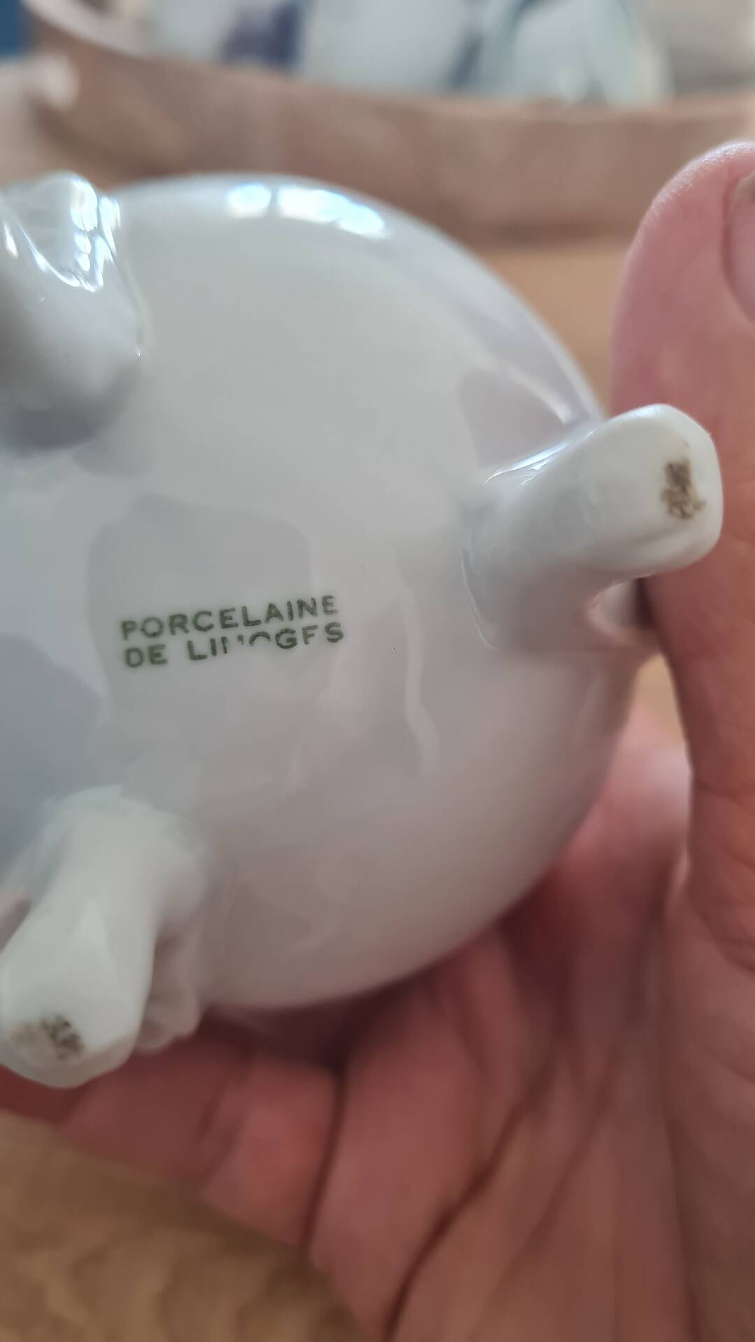 Vase en porcelaine fine style vintage