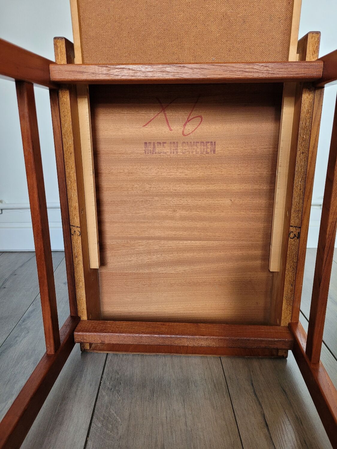 Teak bedside table with drawer - Design Sweden 1960