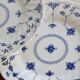 4 vintage dessert plates Churchill blue and white porcelain