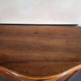 Curved sideboard from the late 19th century in walnut