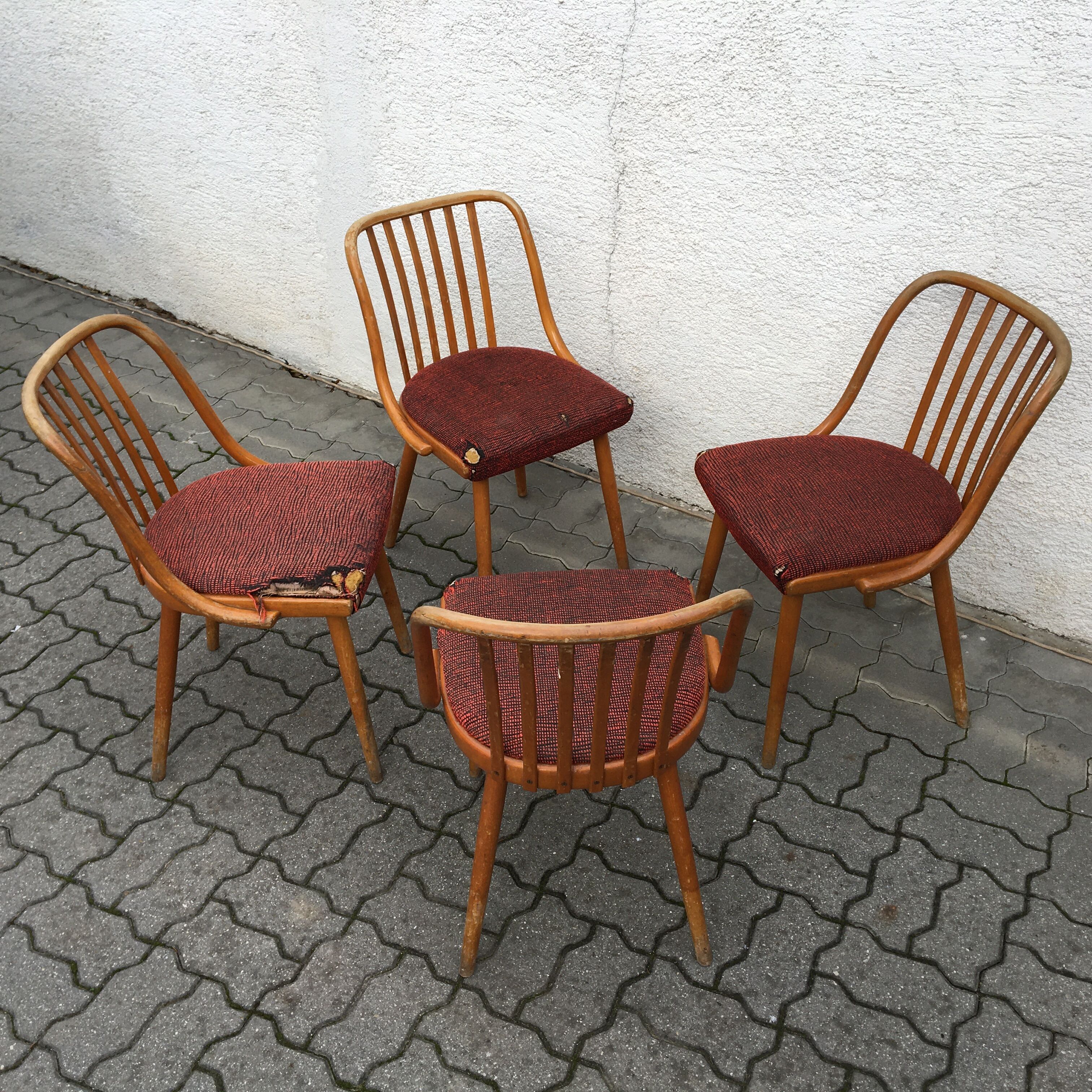 Antonin Suman chairs 60s Czechoslovakia