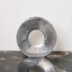 Vase L rond ajouré en fonte d'aluminium, 1970s