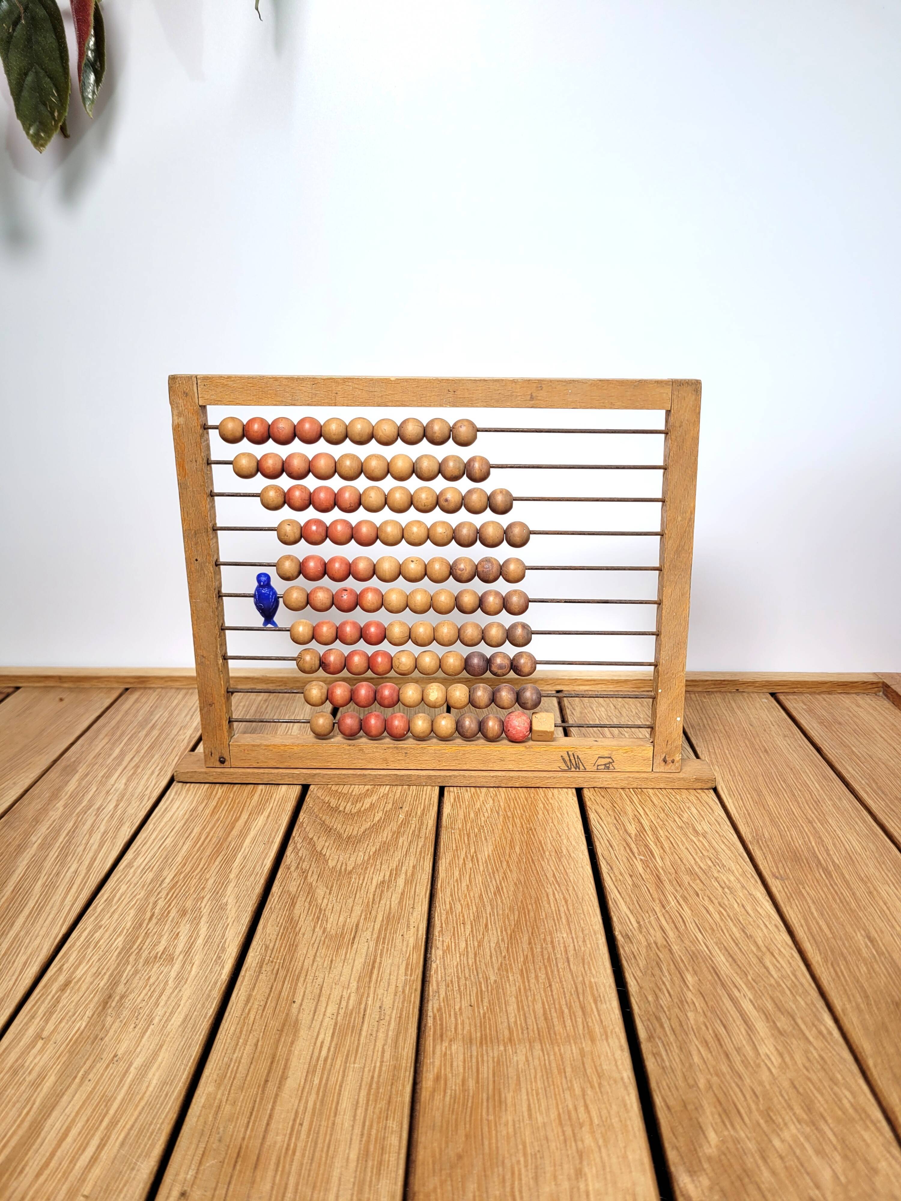 Antique wooden bowl for children
