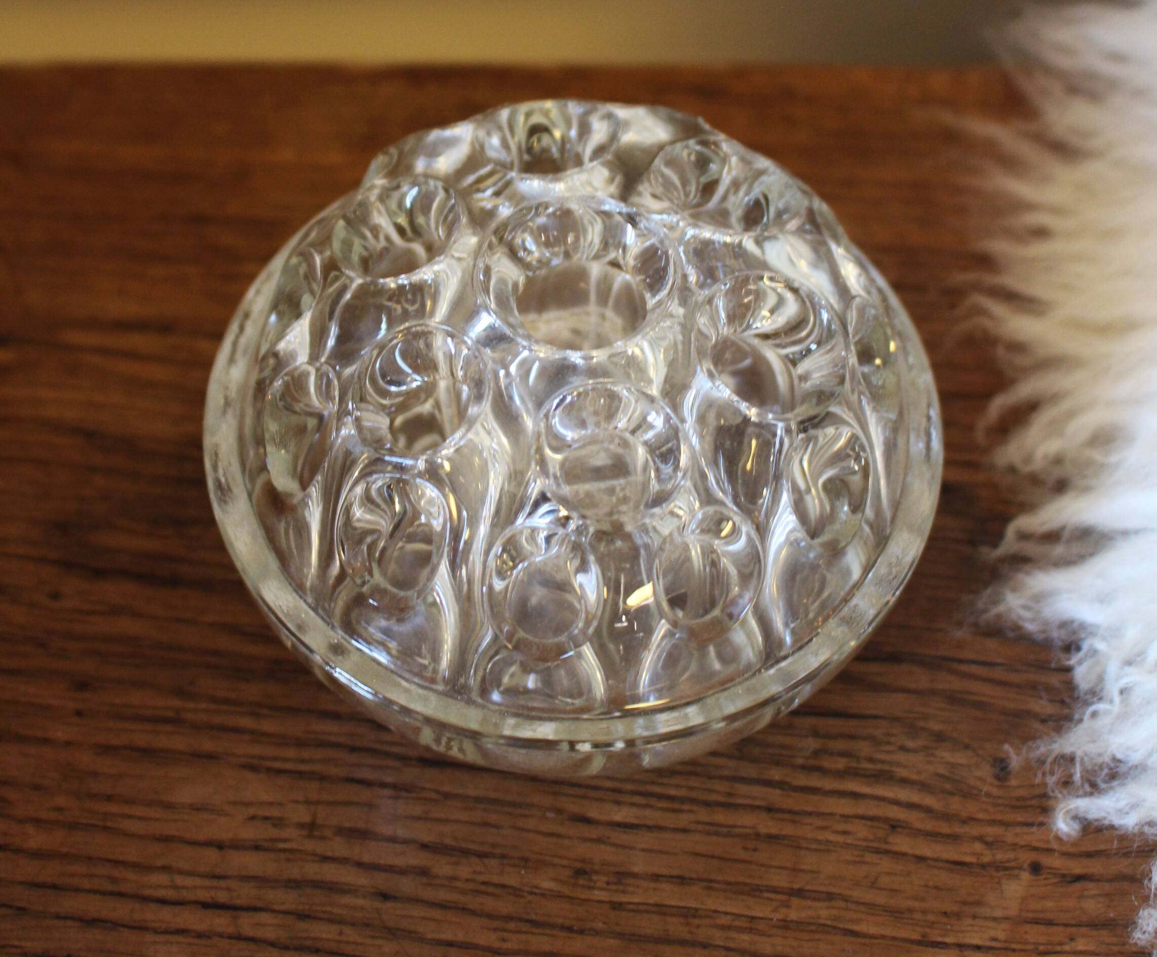 Pique Fleurs rond 19 soliflores vintage
