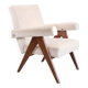 Fauteuil design italien en mohair