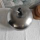 Apple ice bucket in vintage Italian aluminum design