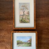 Watercolor landscape
