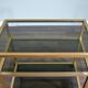 Italian brass and smoked glass console from the 1970
