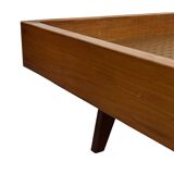 Vintage daybed minimalist design in Teak and Oak 1960s