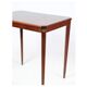 Side table decorated with bronze ornaments in light mahogany