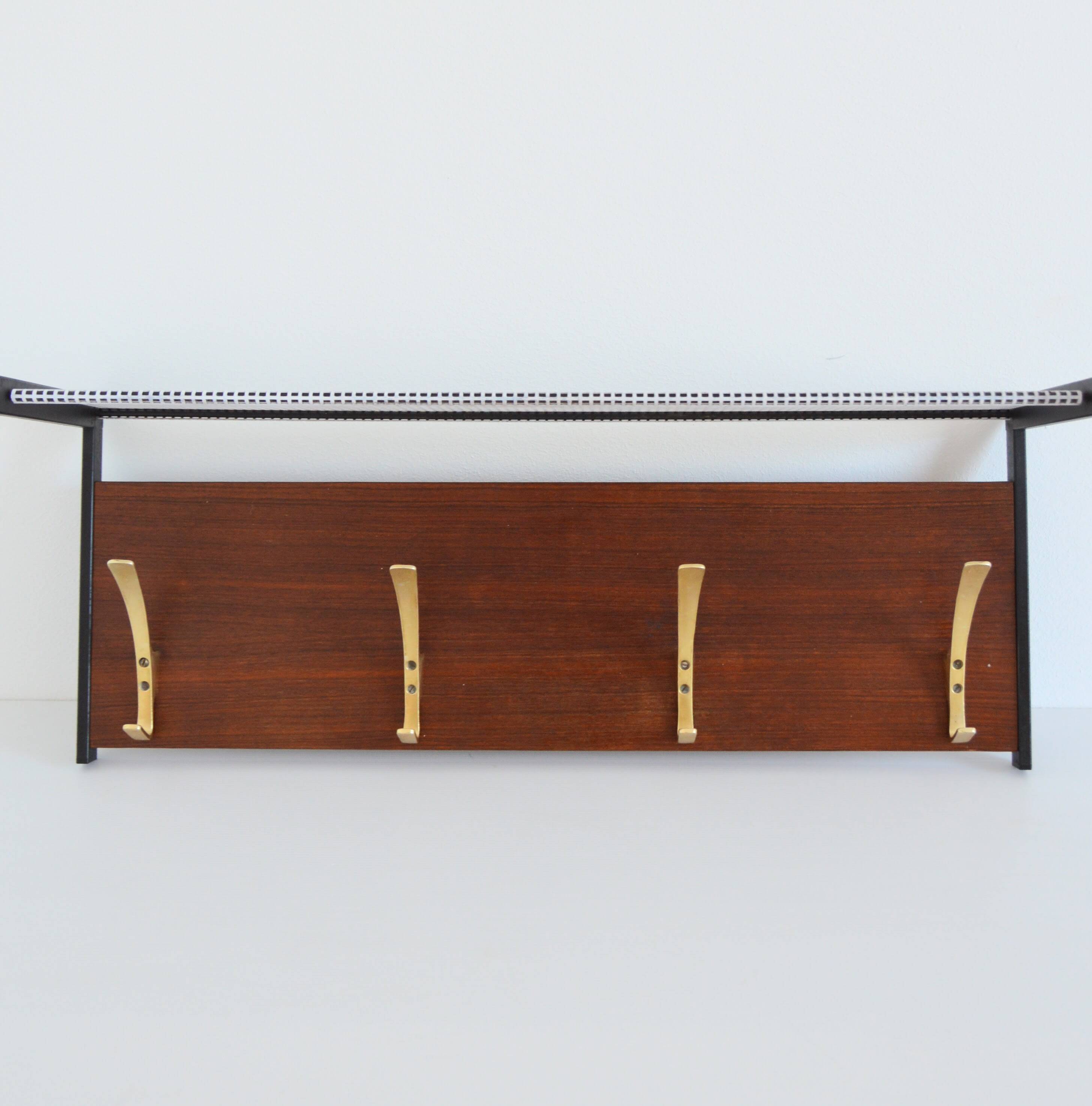 Vintage 1950s coat rack / hat rack