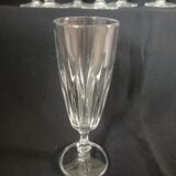 8 antique champagne flutes