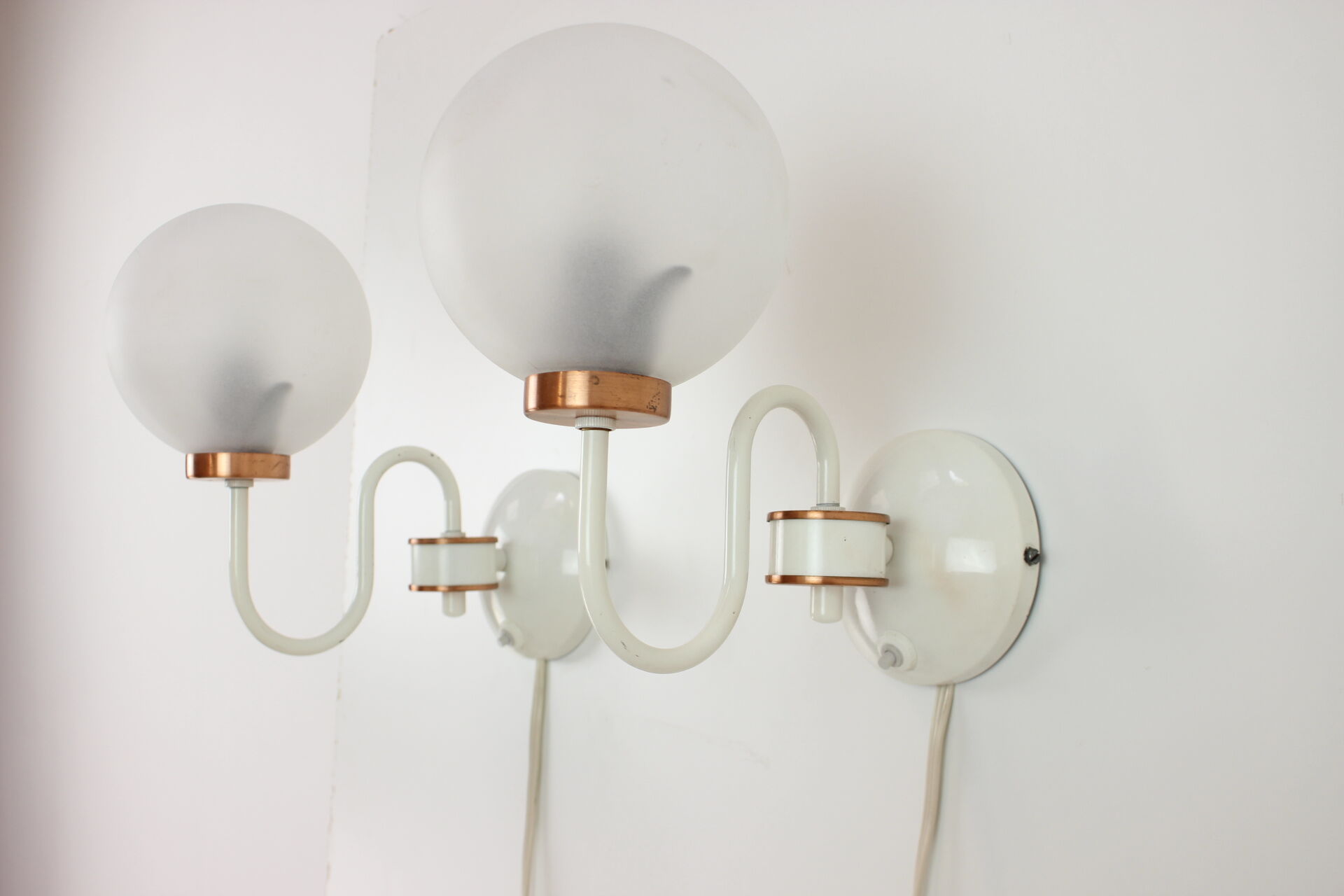 Mid-Century Set of Wall Lamps by Drukov, 1970’s