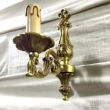 Applique 1 lumière en bronze de style Louis XV