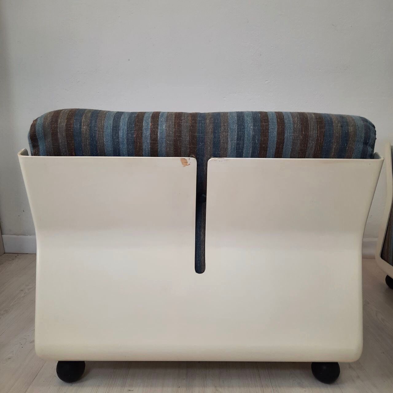 Three vintage armchairs, model Amanta Design Mario Bellini for C & B.