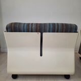 Trois fauteuils vintage, modèle Amanta design Mario Bellini pour C & B.