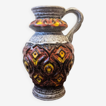 70's German pitcher with relief 18 cm