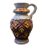 70's German pitcher with relief 18 cm