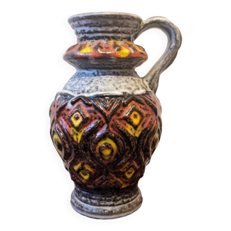 70's German pitcher with relief 18 cm