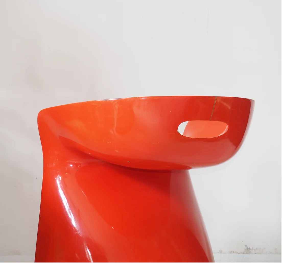 Tabouret modèle "Top-Sit" conçu par Winfried Staeb pour Reuter Product Design, collection "Form Life", Allemagne, 1969