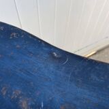 Paire de tabourets de bar pivotants artisanaux en métal de style industriel, 1950