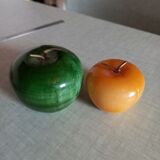 Stone apple paperweight