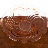 Glass platter, Poland, 1960s