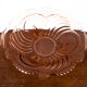 Glass platter, Poland, 1960s