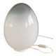 Vintage glass egg lamp