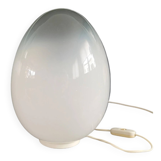 Vintage glass egg lamp