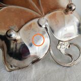 WMF trinket bowl in the shape of a sheet