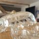 Transparent glass bonbonnière