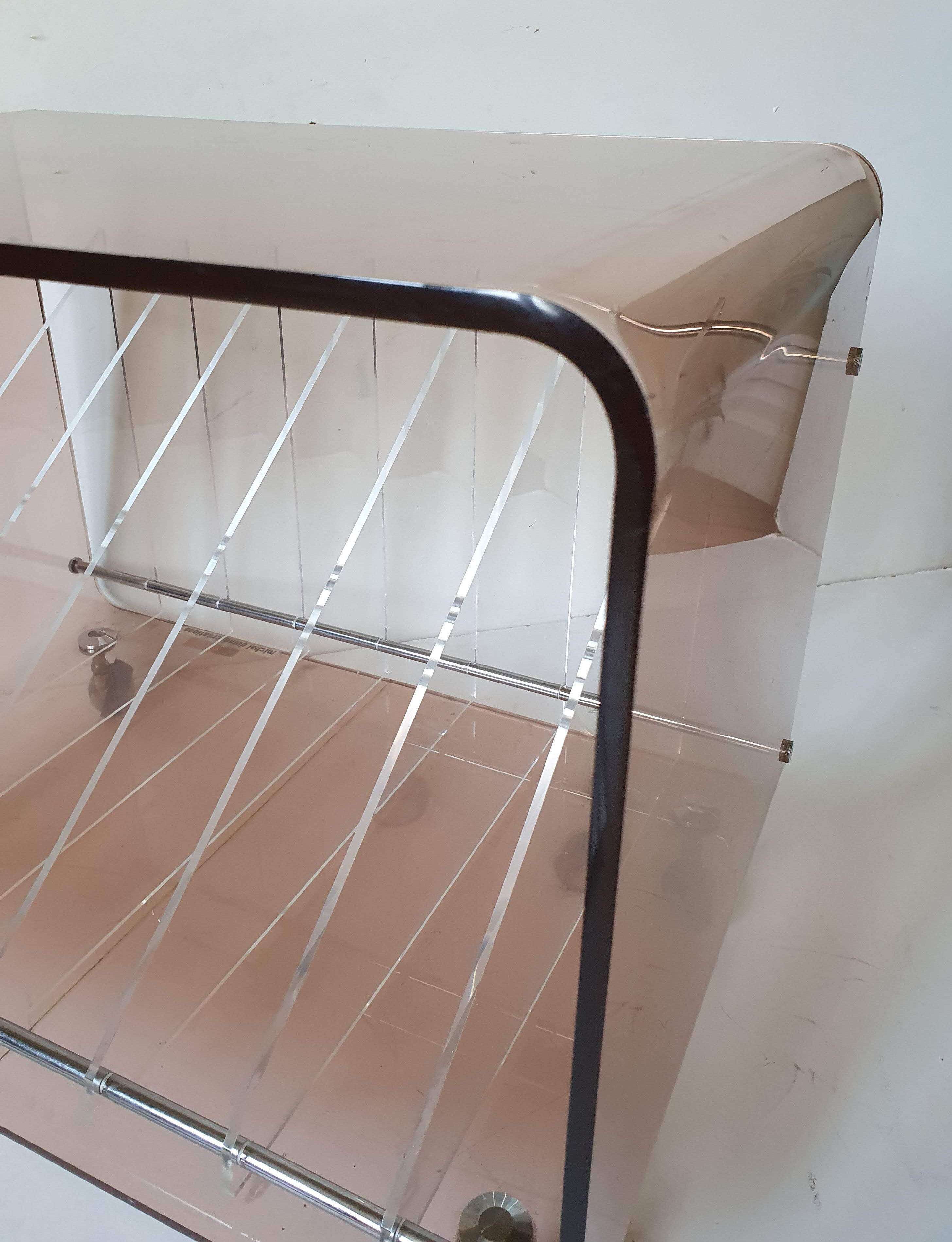 Vinyl storage table Michel Dumas Creations