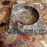 Cendrier en Marbre période Art-Deco 10/10 cm