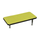 Bout de canapé ou table basse formica jaune