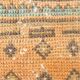2x5 Turkish Vintage Runner Rug: Light Orange Peach Handmade Carpet 75x170Cm