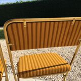 Lafuma foldable camping chair duo from the 50s/60s