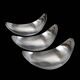 “Leaf” bowl / medium size / Helle Damkjær for Georg Jensen / brushed stainless steel / asymmetrical / Danish modern design
