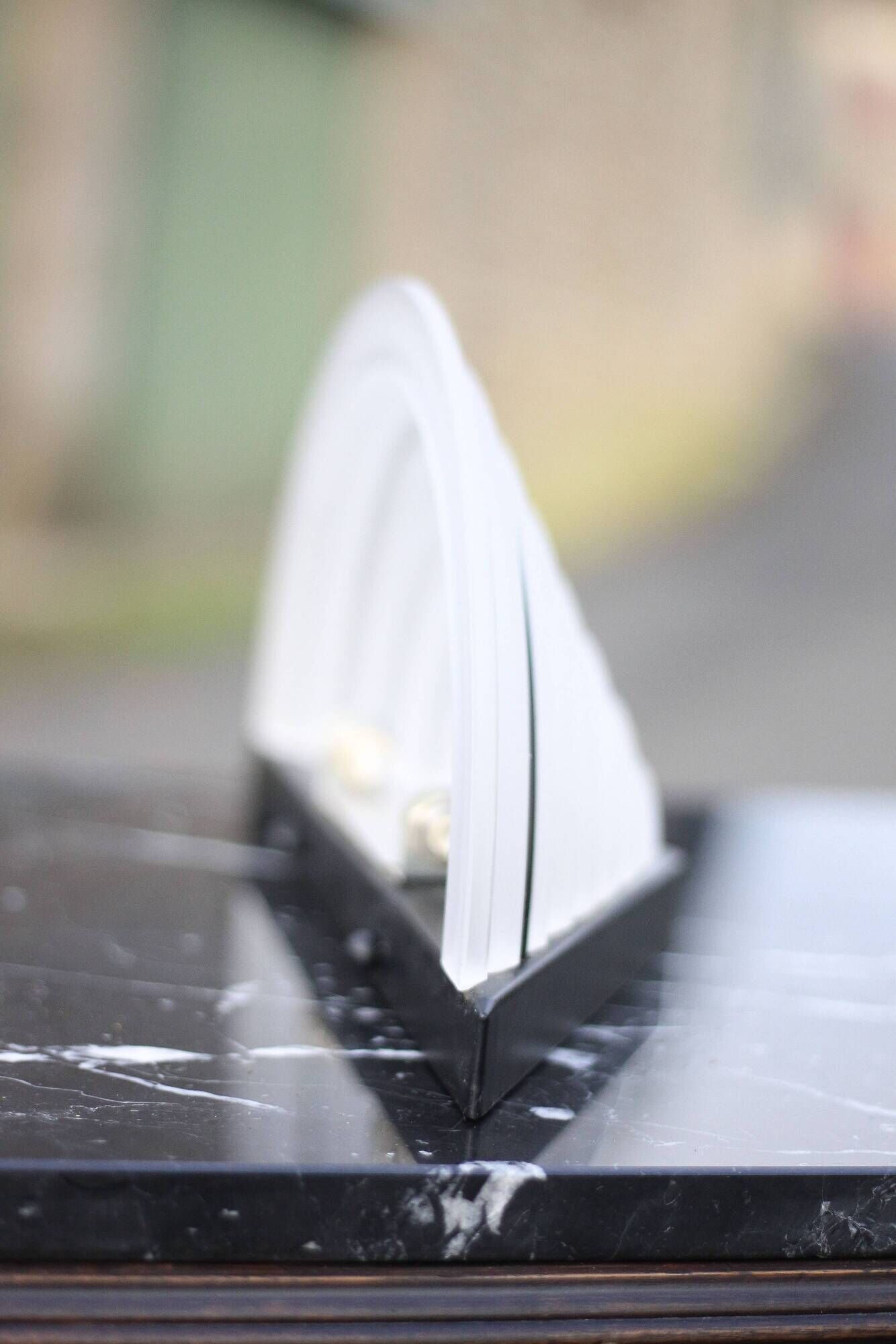 Glass and metal wall lamp, vintage lamp, wall lamp, art deco style, postmodern glass