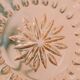 5 pink glass dessert plates