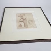 Art Print Lithograph: Mary Magdalene, Signed by Muffini, 1994